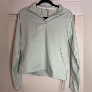 Adidas Mint Green Quarter-Zip Pullover